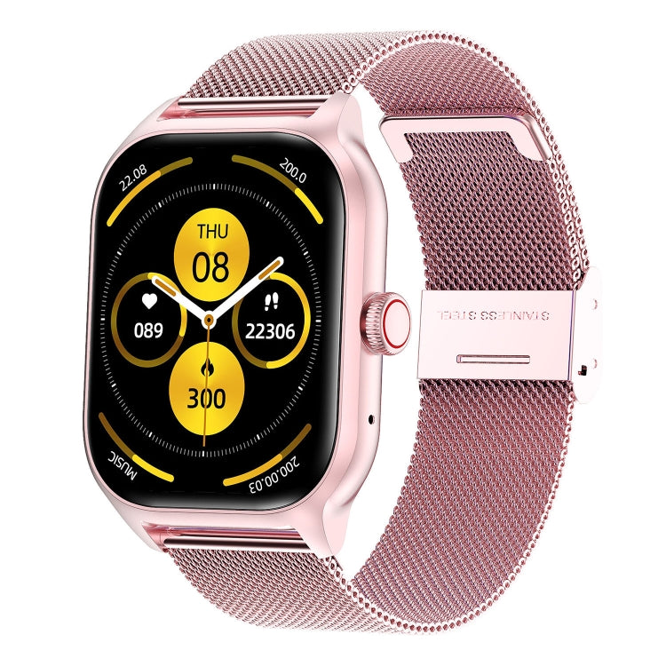 LEMFO LT10 2.01 inch TFT Screen Smart Watch Supports Bluetooth Call / Health Monitoring, Steel Strap
