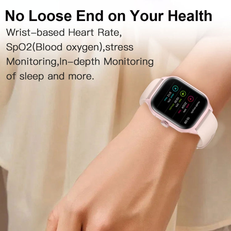 LEMFO LT10 2.01 inch TFT Screen Smart Watch Supports Bluetooth Call / Health Monitoring, Silicone Strap