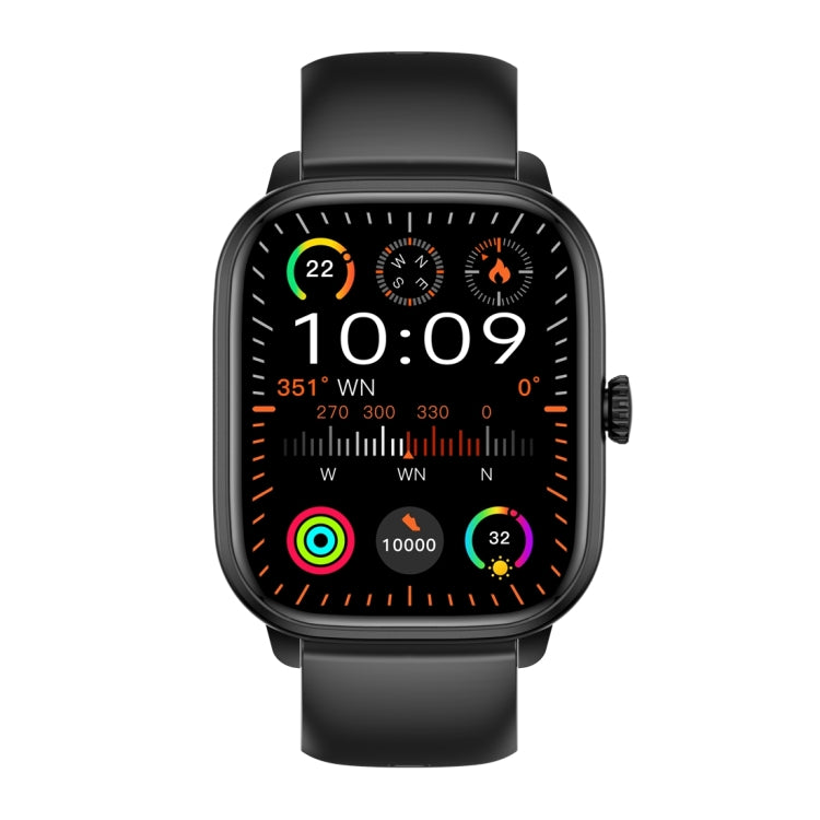 Y80 2.01 inch IPS HD Screen Smart Watch Supports Bluetooth Call / Health Monitoring - Black