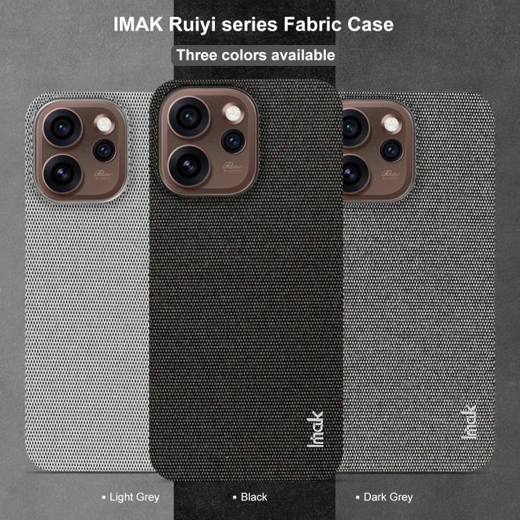 For OPPO Reno15 Pro Max 5G Global imak Ruiyi Series Cloth Texture PU + PC Phone Case