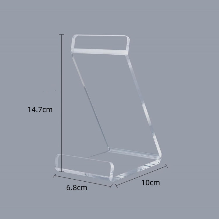 YX109 Acrylic Removable Vinyl Record Stand - Transparent