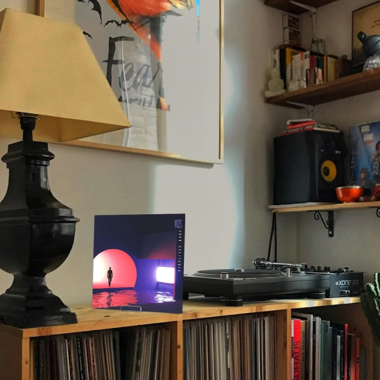 YX109 Acrylic Removable Vinyl Record Stand - Transparent