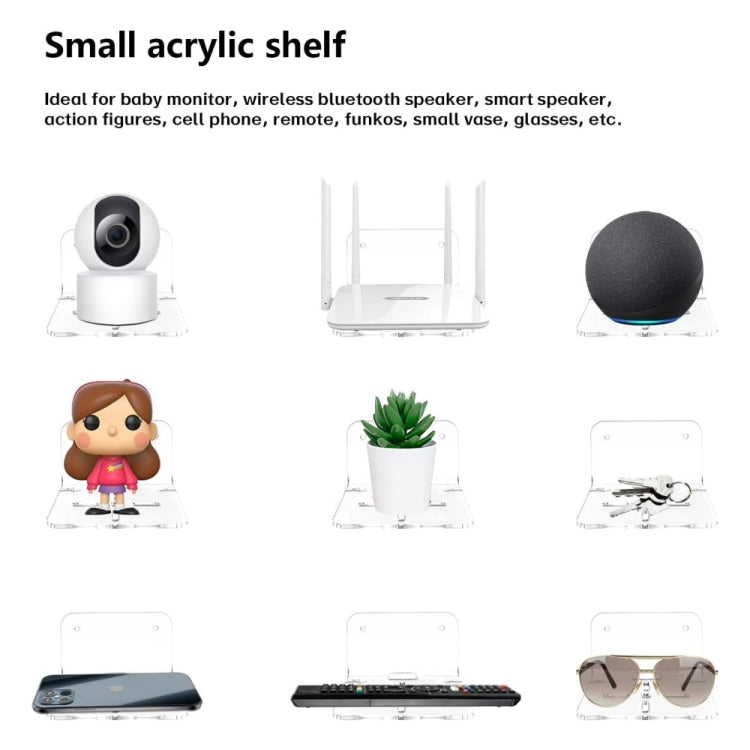 YX112 3pcs Acrylic Small Wall Mount