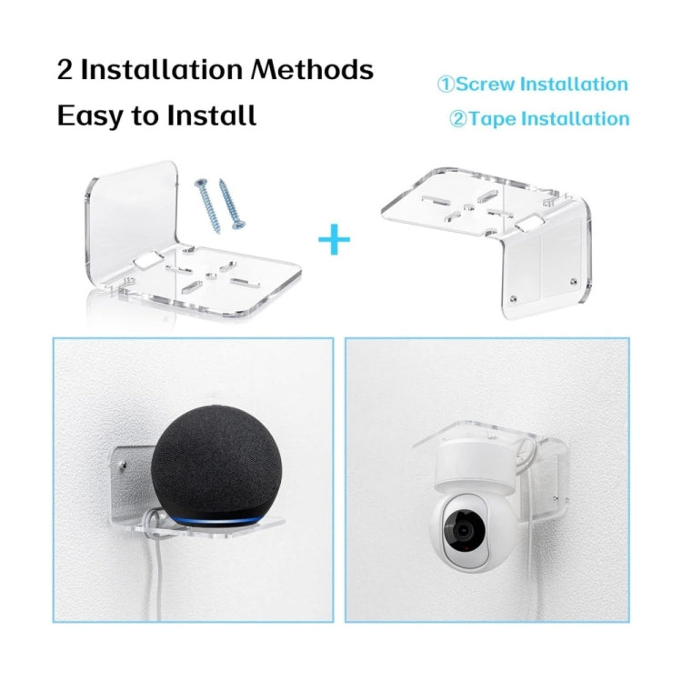 YX112 3pcs Acrylic Small Wall Mount