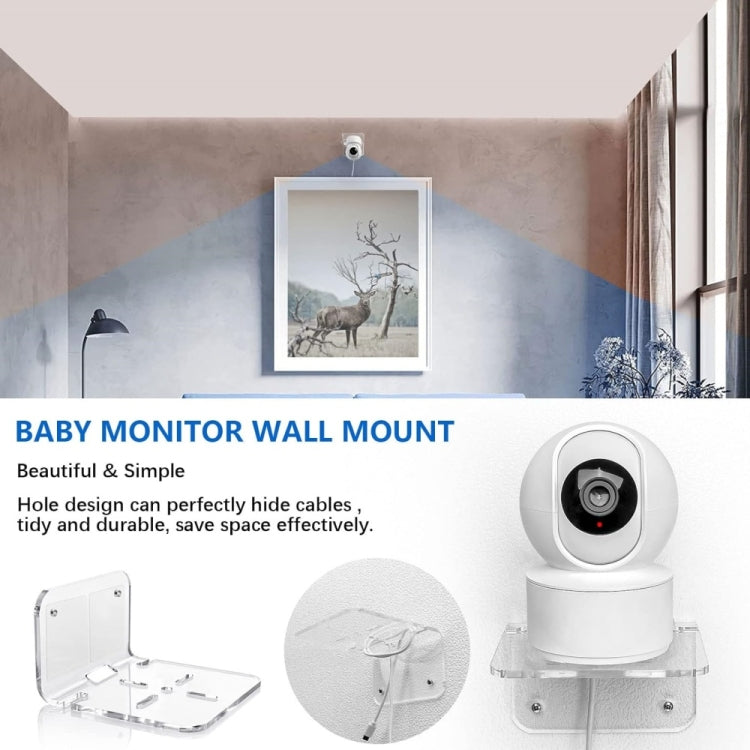 YX112 3pcs Acrylic Small Wall Mount