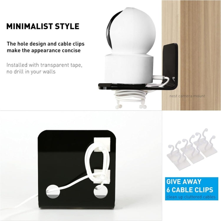 YX113 3pcs Acrylic Small Wall Mount