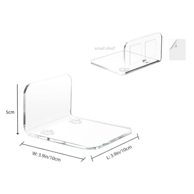 YX113 3pcs Acrylic Small Wall Mount