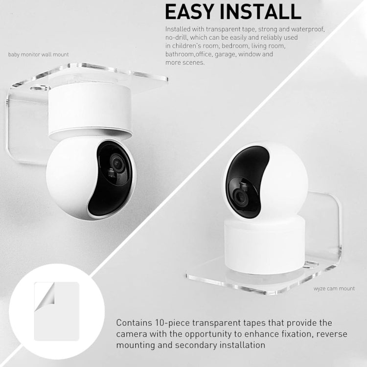 YX113 3pcs Acrylic Small Wall Mount