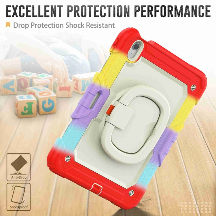 For iPad Air 11 2026 / 2025 / 2024 Handle Silicone Hydric PC Tablet Case with Shoulder Strap