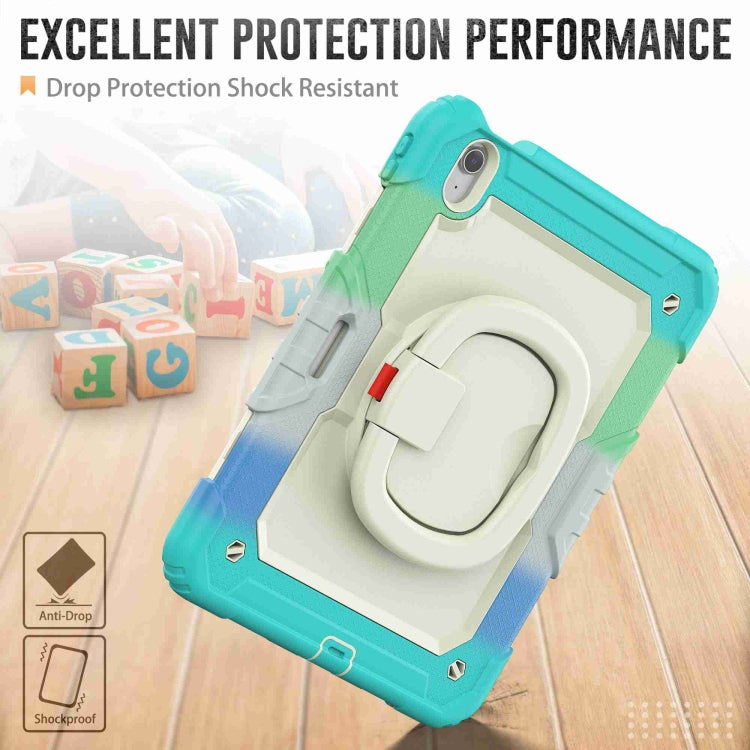 For iPad Air 11 2026 / 2025 / 2024 Handle Silicone Hydric PC Tablet Case with Shoulder Strap