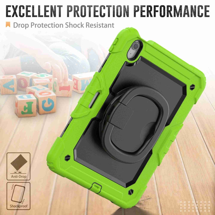 For iPad Air 11 2026 / 2025 / 2024 Handle Silicone Hydric PC Tablet Case with Shoulder Strap