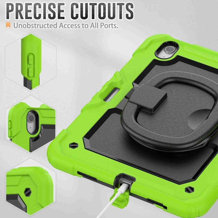 For iPad Air 11 2026 / 2025 / 2024 Handle Silicone Hydric PC Tablet Case with Shoulder Strap