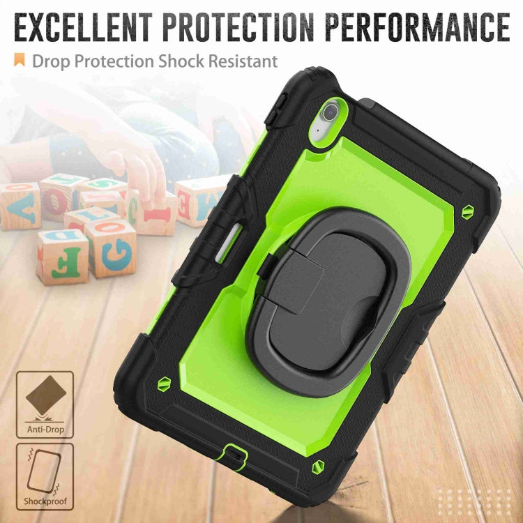 For iPad Air 11 2026 / 2025 / 2024 Handle Silicone Hydric PC Tablet Case with Shoulder Strap