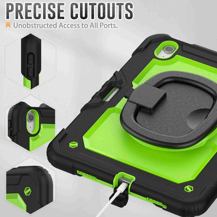 For iPad Air 11 2026 / 2025 / 2024 Handle Silicone Hydric PC Tablet Case with Shoulder Strap