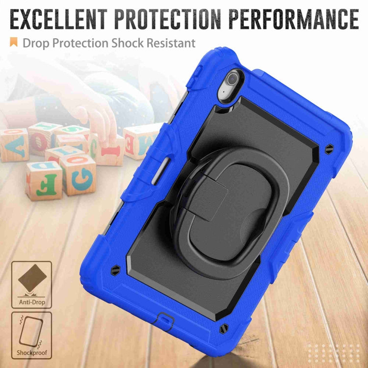 For iPad Air 11 2026 / 2025 / 2024 Handle Silicone Hydric PC Tablet Case with Shoulder Strap