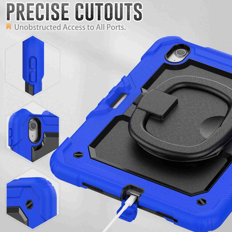 For iPad Air 11 2026 / 2025 / 2024 Handle Silicone Hydric PC Tablet Case with Shoulder Strap