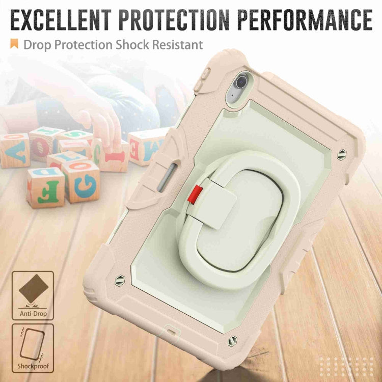 For iPad Air 11 2026 / 2025 / 2024 Handle Silicone Hydric PC Tablet Case with Shoulder Strap