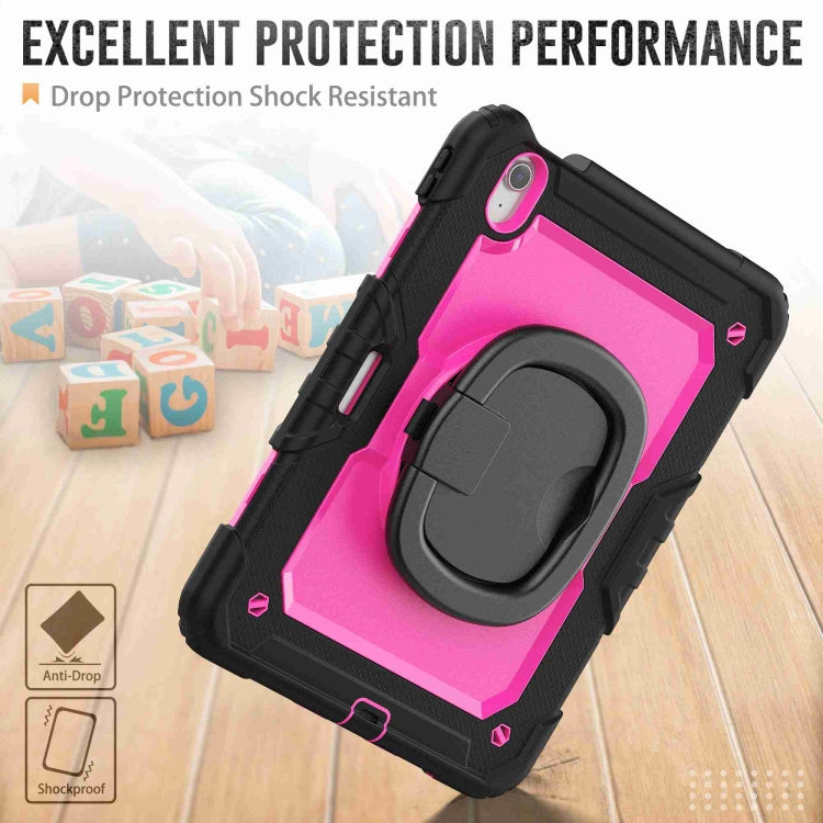 For iPad Air 11 2026 / 2025 / 2024 Handle Silicone Hydric PC Tablet Case with Shoulder Strap