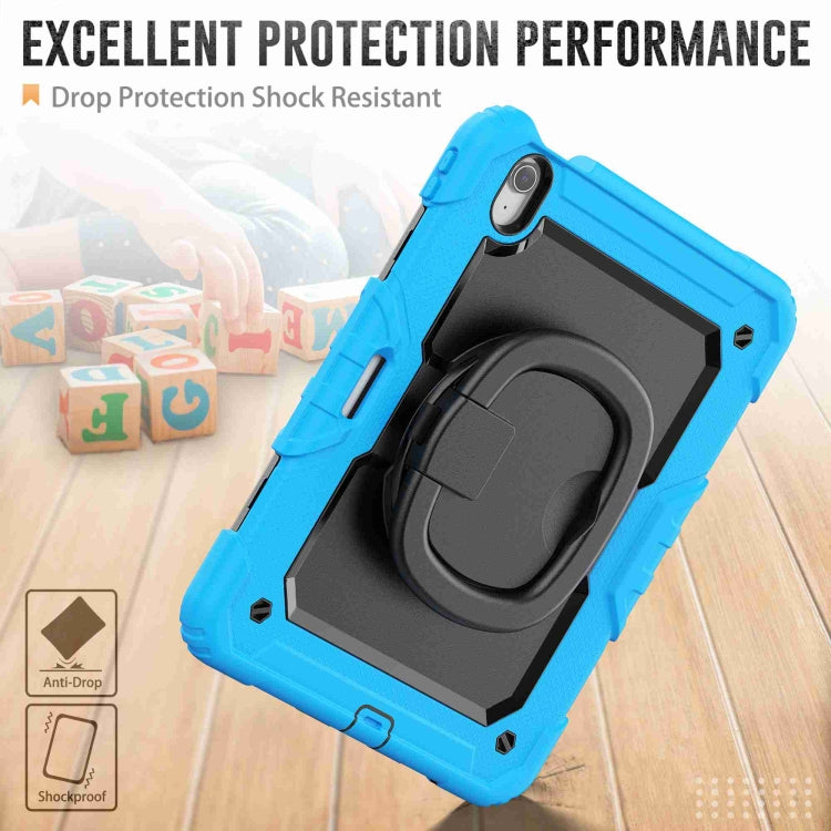 For iPad Air 11 2026 / 2025 / 2024 Handle Silicone Hydric PC Tablet Case with Shoulder Strap