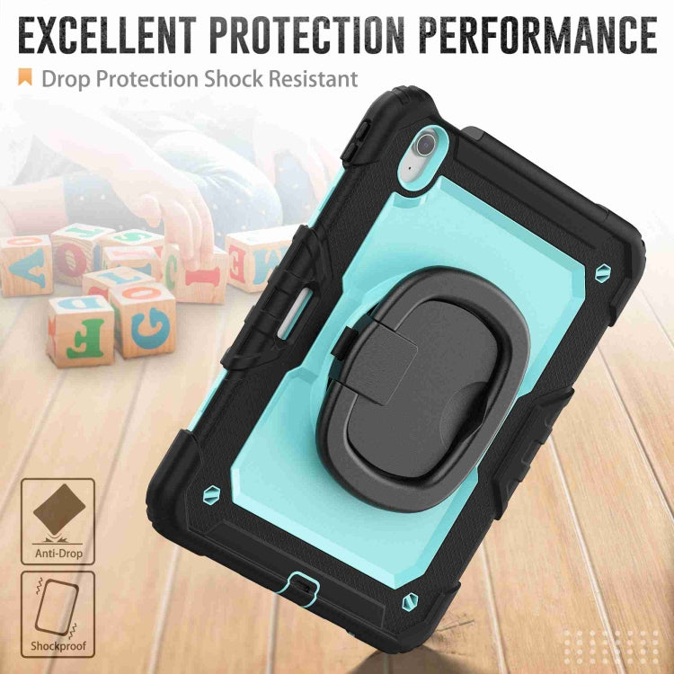 For iPad Air 11 2026 / 2025 / 2024 Handle Silicone Hydric PC Tablet Case with Shoulder Strap