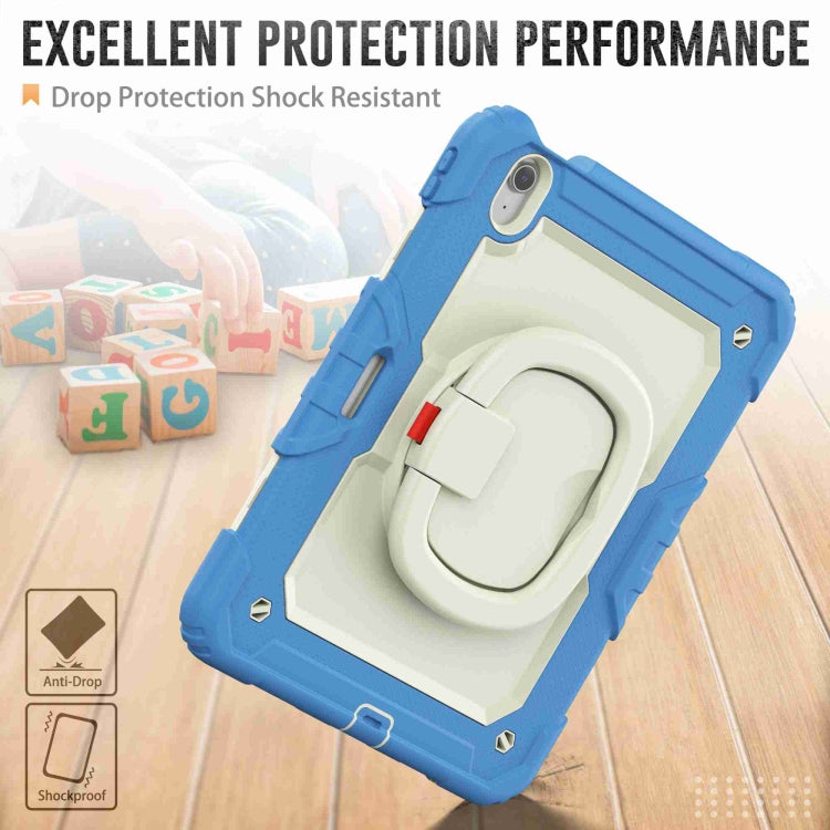 For iPad Air 11 2026 / 2025 / 2024 Handle Silicone Hydric PC Tablet Case with Shoulder Strap