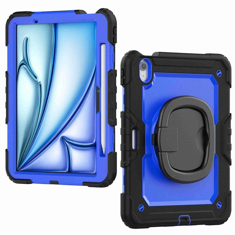For iPad Air 11 2026 / 2025 / 2024 Handle Silicone Hydric PC Tablet Case with Shoulder Strap