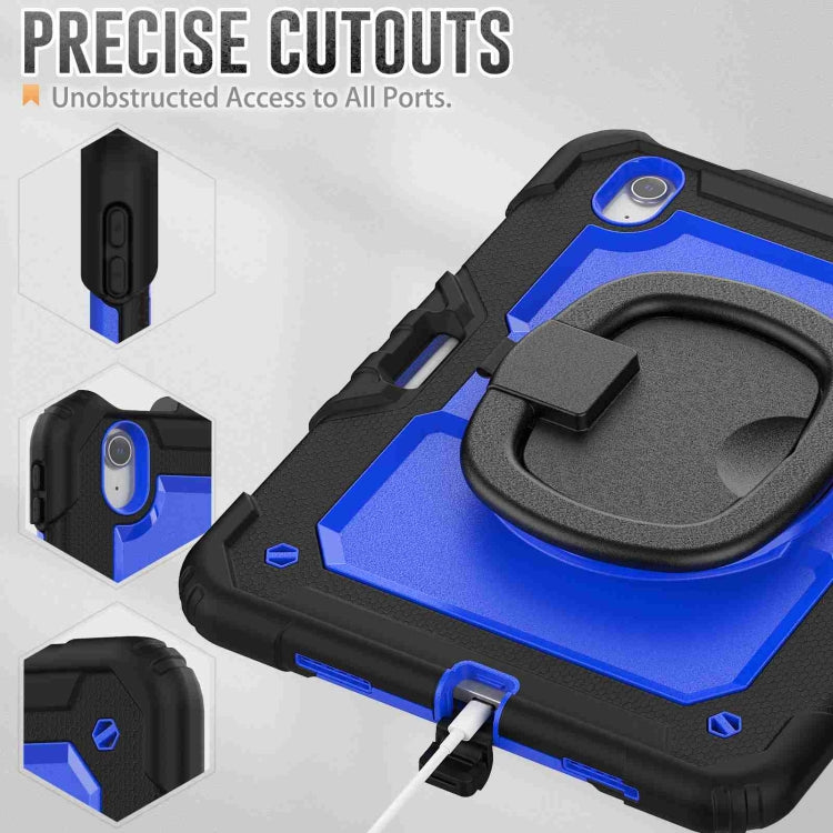 For iPad Air 11 2026 / 2025 / 2024 Handle Silicone Hydric PC Tablet Case with Shoulder Strap