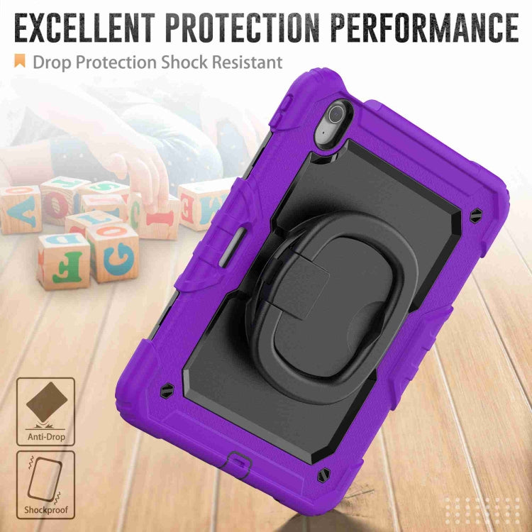 For iPad Air 11 2026 / 2025 / 2024 Handle Silicone Hydric PC Tablet Case with Shoulder Strap
