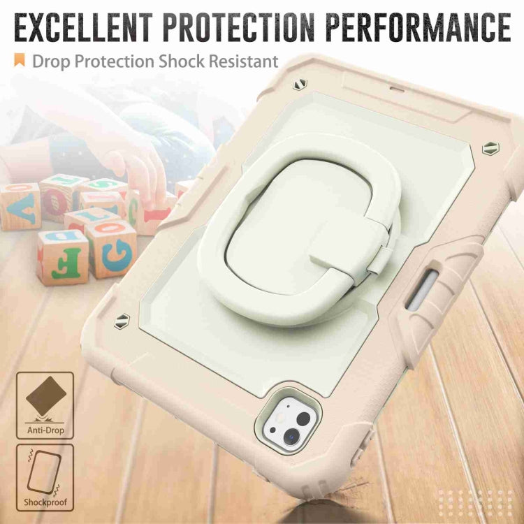 For iPad Pro 11 2025 / 2024 Handle Silicone Hydric PC Tablet Case with Shoulder Strap