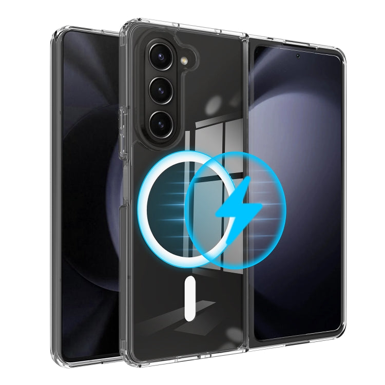For Samsung Galaxy Z Fold6 Scratchproof PC Transparent MagSafe Phone Case