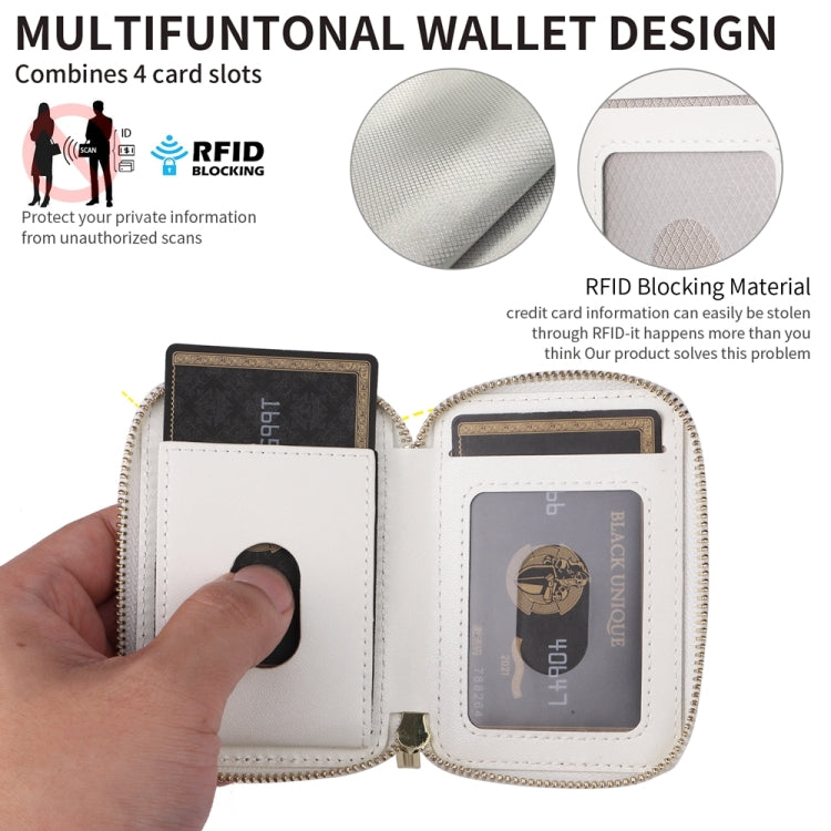 HS-005 MagSafe Magnetic Zipper Card Bag Mobile Phone Back Sticker