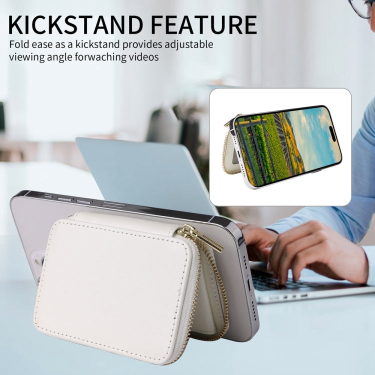 HS-005 MagSafe Magnetic Zipper Card Bag Mobile Phone Back Sticker