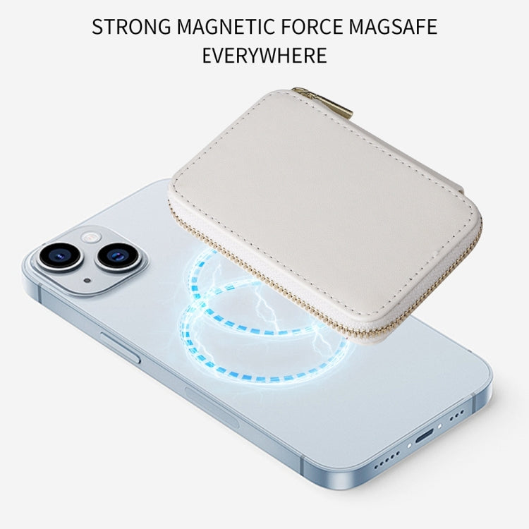 HS-005 MagSafe Magnetic Zipper Card Bag Mobile Phone Back Sticker
