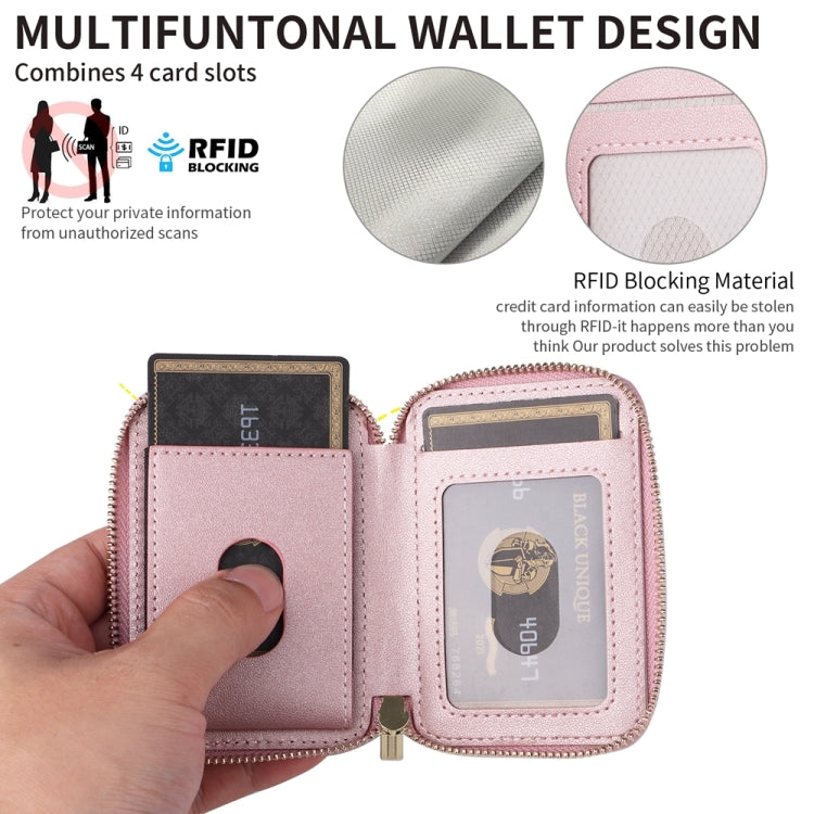 HS-005 MagSafe Magnetic Zipper Card Bag Mobile Phone Back Sticker