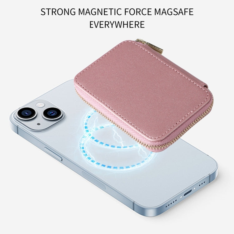 HS-005 MagSafe Magnetic Zipper Card Bag Mobile Phone Back Sticker