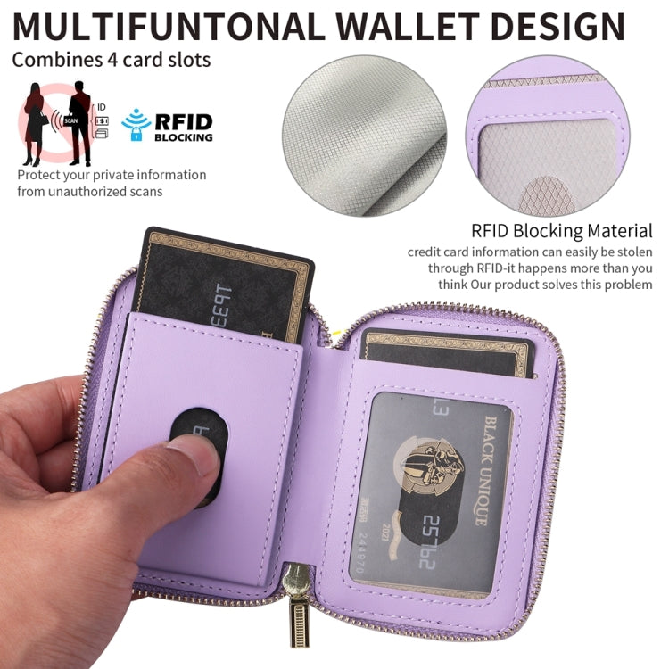 HS-005 MagSafe Magnetic Zipper Card Bag Mobile Phone Back Sticker