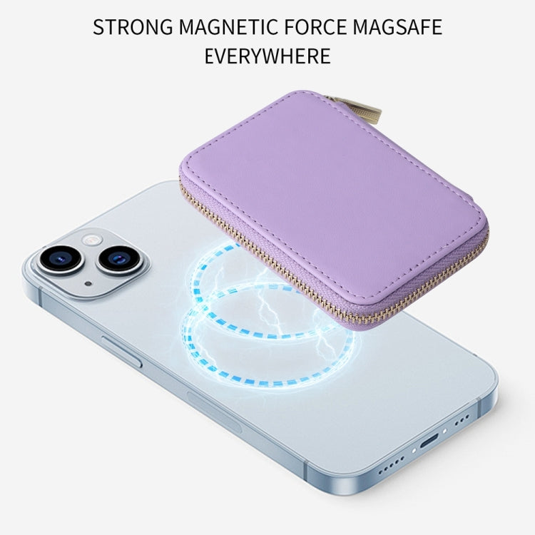 HS-005 MagSafe Magnetic Zipper Card Bag Mobile Phone Back Sticker