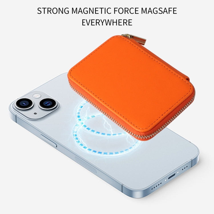 HS-005 MagSafe Magnetic Zipper Card Bag Mobile Phone Back Sticker