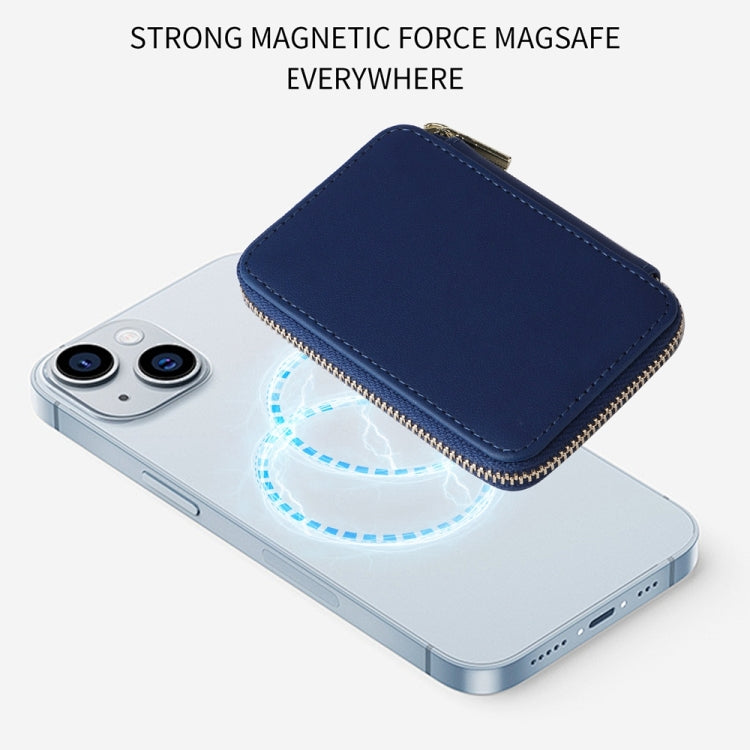 HS-005 MagSafe Magnetic Zipper Card Bag Mobile Phone Back Sticker