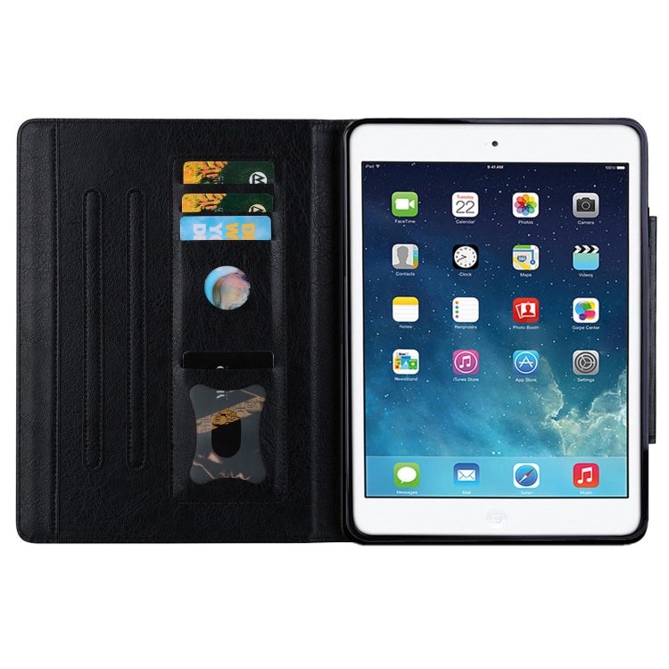 For iPad Air / Air 2 / 9.7 2017 / 2018 Cat Buckle Leather Smart Tablet Case