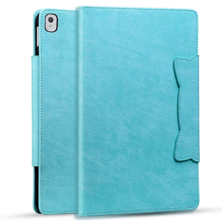 For iPad 9 10.2 2021 / 8 2020 / 7 2019 Cat Buckle Leather Smart Tablet Case