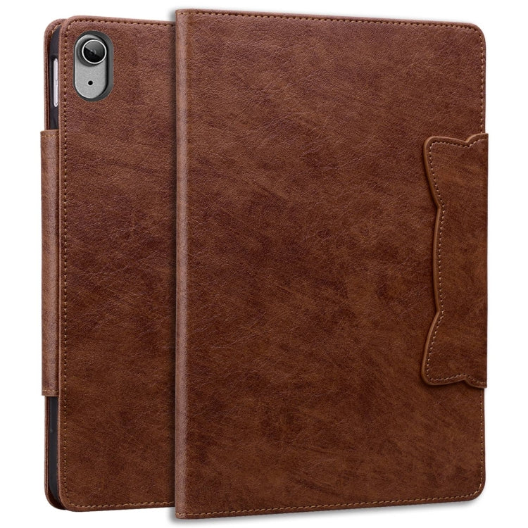 For iPad 2025 / 2022 Cat Buckle Leather Smart Tablet Case