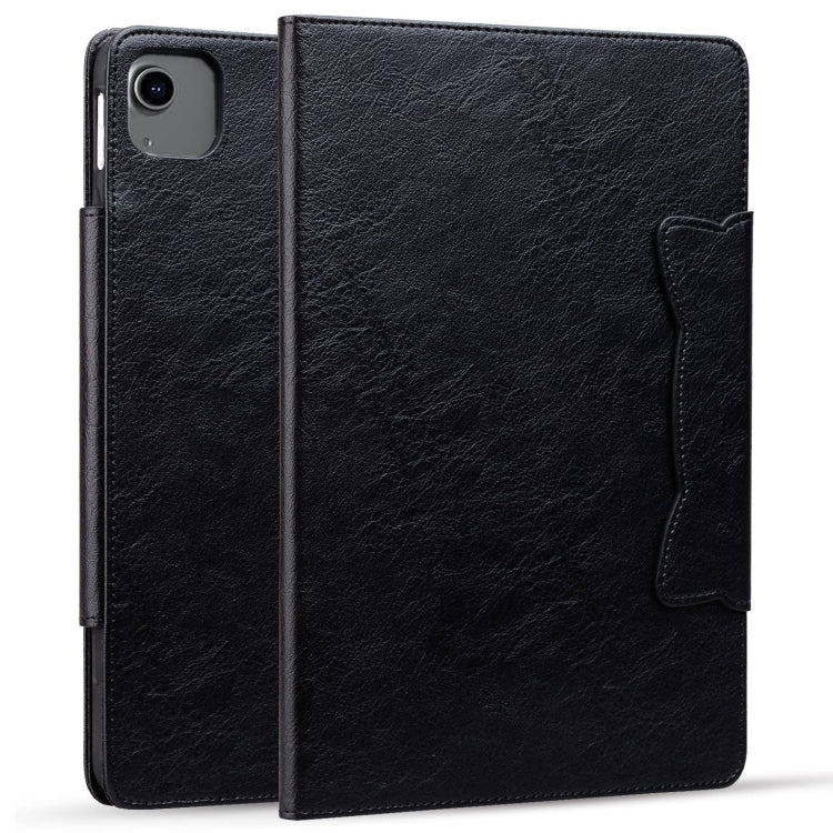 For iPad Pro 11 2022 / 2021 / 2020 / 2018 Cat Buckle Leather Smart Tablet Case
