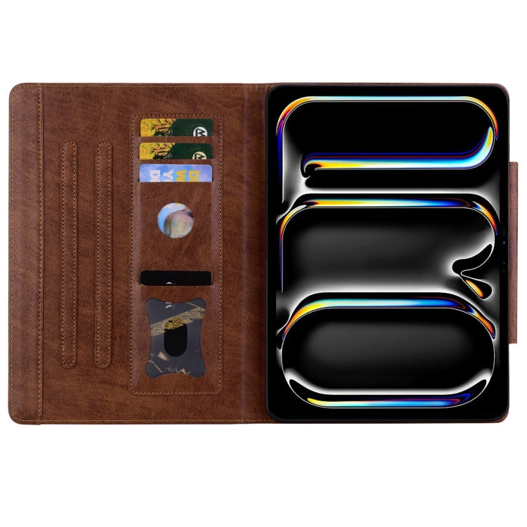 For iPad Pro 11 2022 / 2021 / 2020 / 2018 Cat Buckle Leather Smart Tablet Case