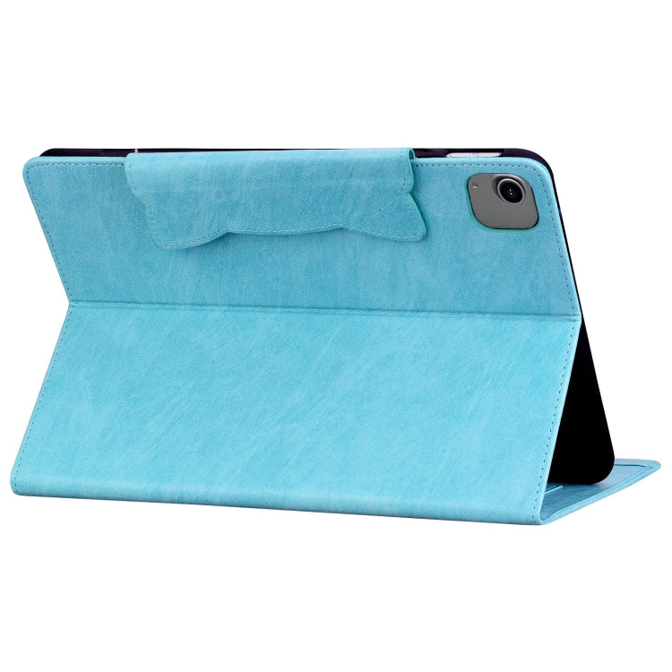 For iPad Pro 12.9 2022 / 2021 / 2020 / 2018 Cat Buckle Leather Smart Tablet Case