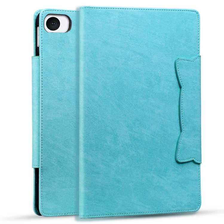 For iPad mini 5 / 4 / 3 / 2 / 1 Cat Buckle Leather Smart Tablet Case