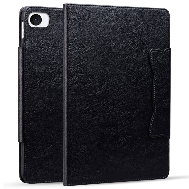 For iPad mini 5 / 4 / 3 / 2 / 1 Cat Buckle Leather Smart Tablet Case