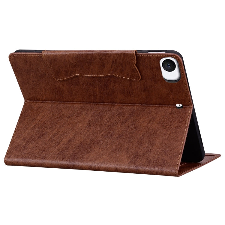 For iPad mini 5 / 4 / 3 / 2 / 1 Cat Buckle Leather Smart Tablet Case