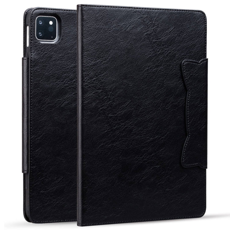 For iPad Pro 13 2025 / 2024 Cat Buckle Leather Smart Tablet Case