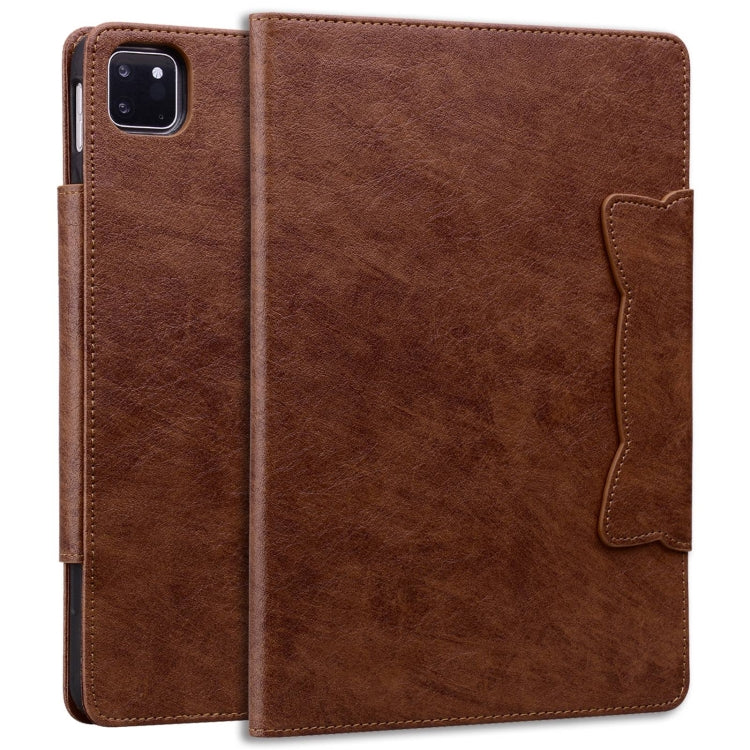 For iPad Pro 13 2025 / 2024 Cat Buckle Leather Smart Tablet Case